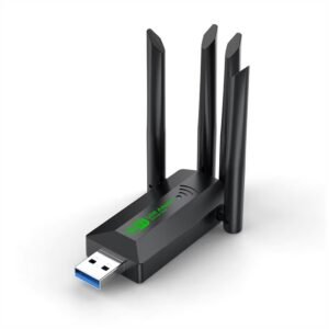 Adaptador USB 3.0 Wifi Doble Banda 2.4/5.8 Ghz con 4 Antenas 1200Mbps