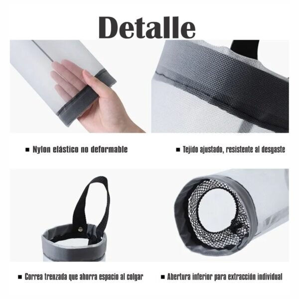 Dispensador Organizador Colgable de Bolsas Recicladas