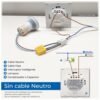 Capacitor Condensador 3.3 uF 275 VAC Reemplaza Cable Neutro Para Instalación Smart Switch o Similar