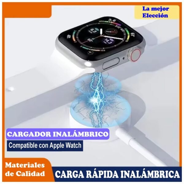 Cargador Inalámbrico Magnético USB-C Compatible con Apple Watch