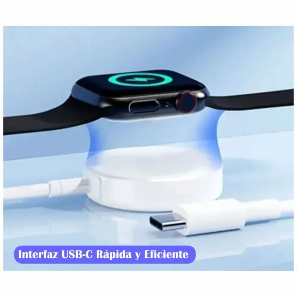 Cargador Inalámbrico Magnético USB-C Compatible con Apple Watch