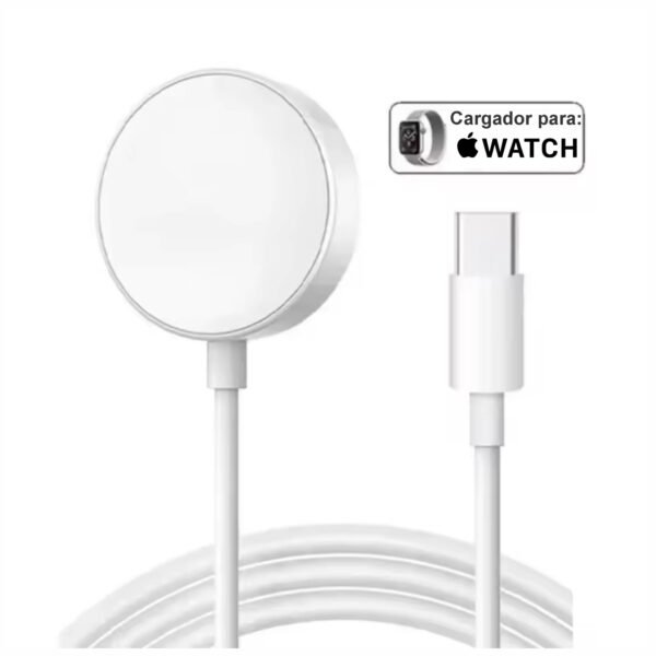 Cargador Inalámbrico Magnético USB-C Compatible con Apple Watch