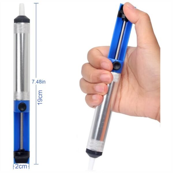 SET BOMBA DE SUCCIÓN DE ESTAÑO MÁS MALLA PARA DESOLDAR - REPARACIÓN MANTENIMIENTO ELECTRÓNICO