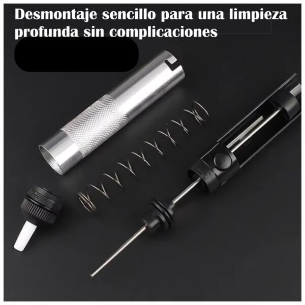 SET BOMBA DE SUCCIÓN DE ESTAÑO MÁS MALLA PARA DESOLDAR - REPARACIÓN MANTENIMIENTO ELECTRÓNICO