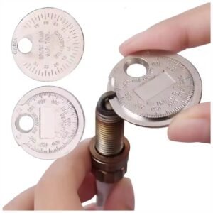 HERRAMIENTA CALIBRADOR DE BUJIAS TIPO MONEDA DE ACERO