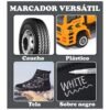 Pack 2 Marcador Rotulador Blanco Impermeable Multisuperficie Permanente