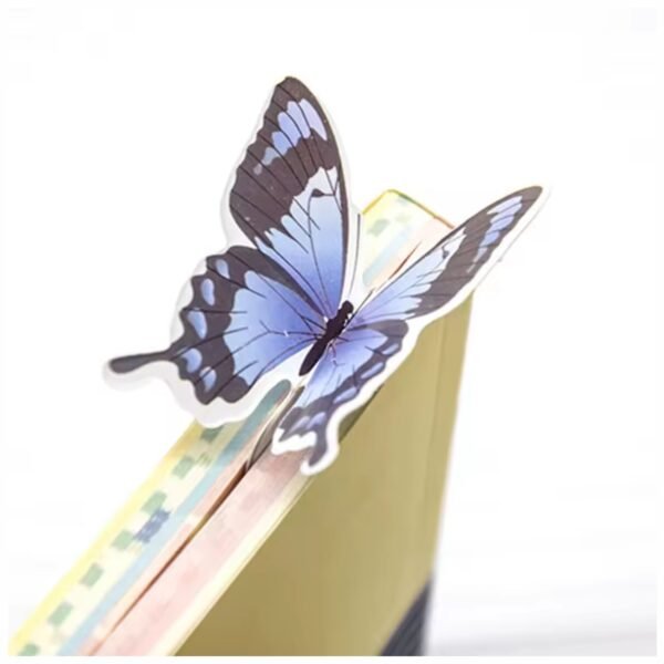 Pack 3 Separador de Libros Marcador de Página - Mariposa 3D - Artístico realista