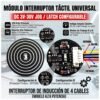 SENSOR_TACTIL_1 Módulo Interruptor Sensor Táctil 3v-30v 2.5a Alta Potencia