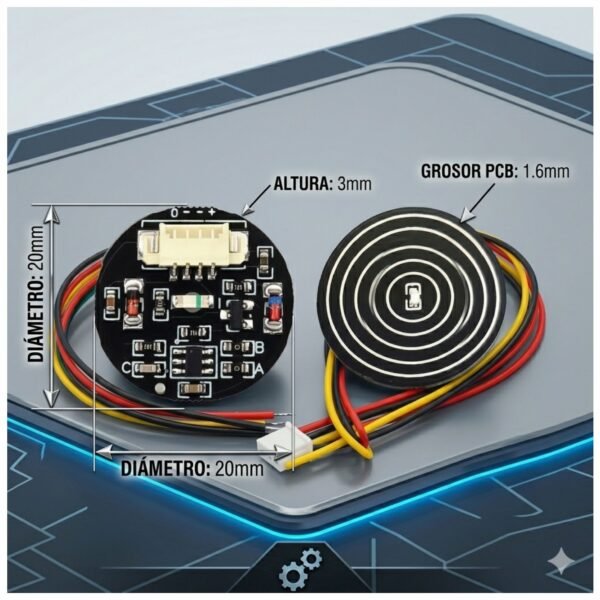 SENSOR_TACTIL_9 Módulo Interruptor Sensor Táctil 3v-30v 2.5a Alta Potencia