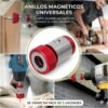Pack 2 Anillos Magnéticos Universales para Desarmador Destornillador Taladro 1/4